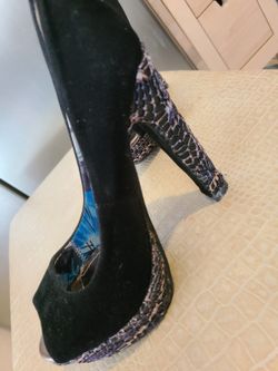 Black church shoes