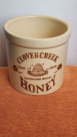 Clover Creek Honey Stoneware Crock
