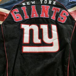 Large NFL NY Giants Football Jacket