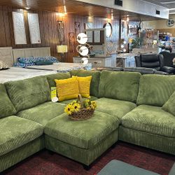 Sectional With Ottoman