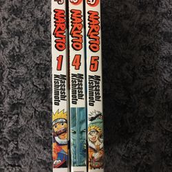 Naruto Manga 1-4-5