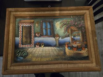 3-D painting from Mexico