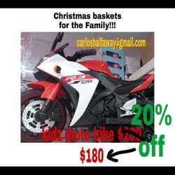 Kidz Motor Bike With Training Wheels