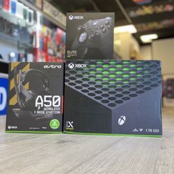 Xbox Series X (Bundles Available) (Take It Home In Payment/ llévatelo a casa en pagos)