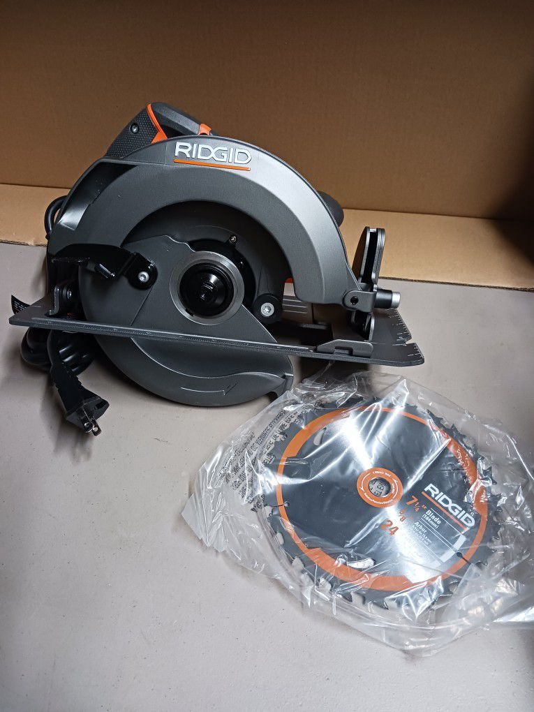 Ridgid 1/4 In 15 Amp Corded Circular Saw. New for Sale in Tempe, AZ  OfferUp