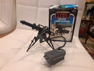 Star Wars 1982 Kenner Return of the Jedi Tri-Pod Laser Cannon Toy - Open Box