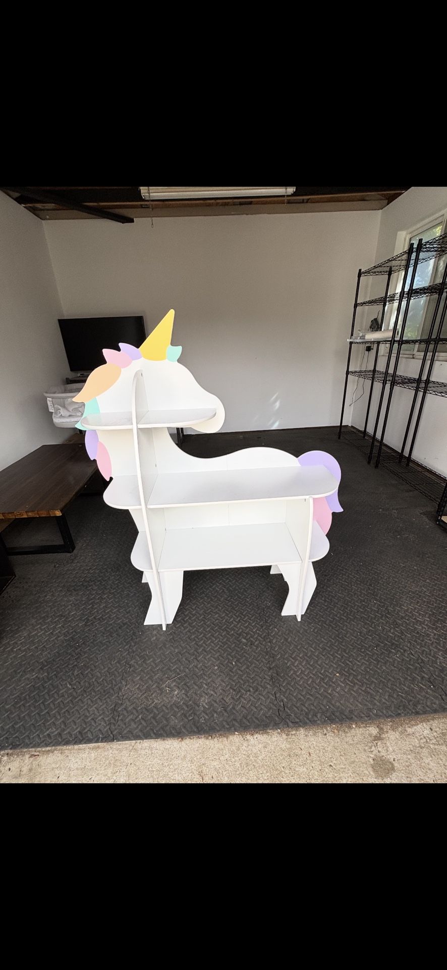 Unicorn Bookshelve Like New