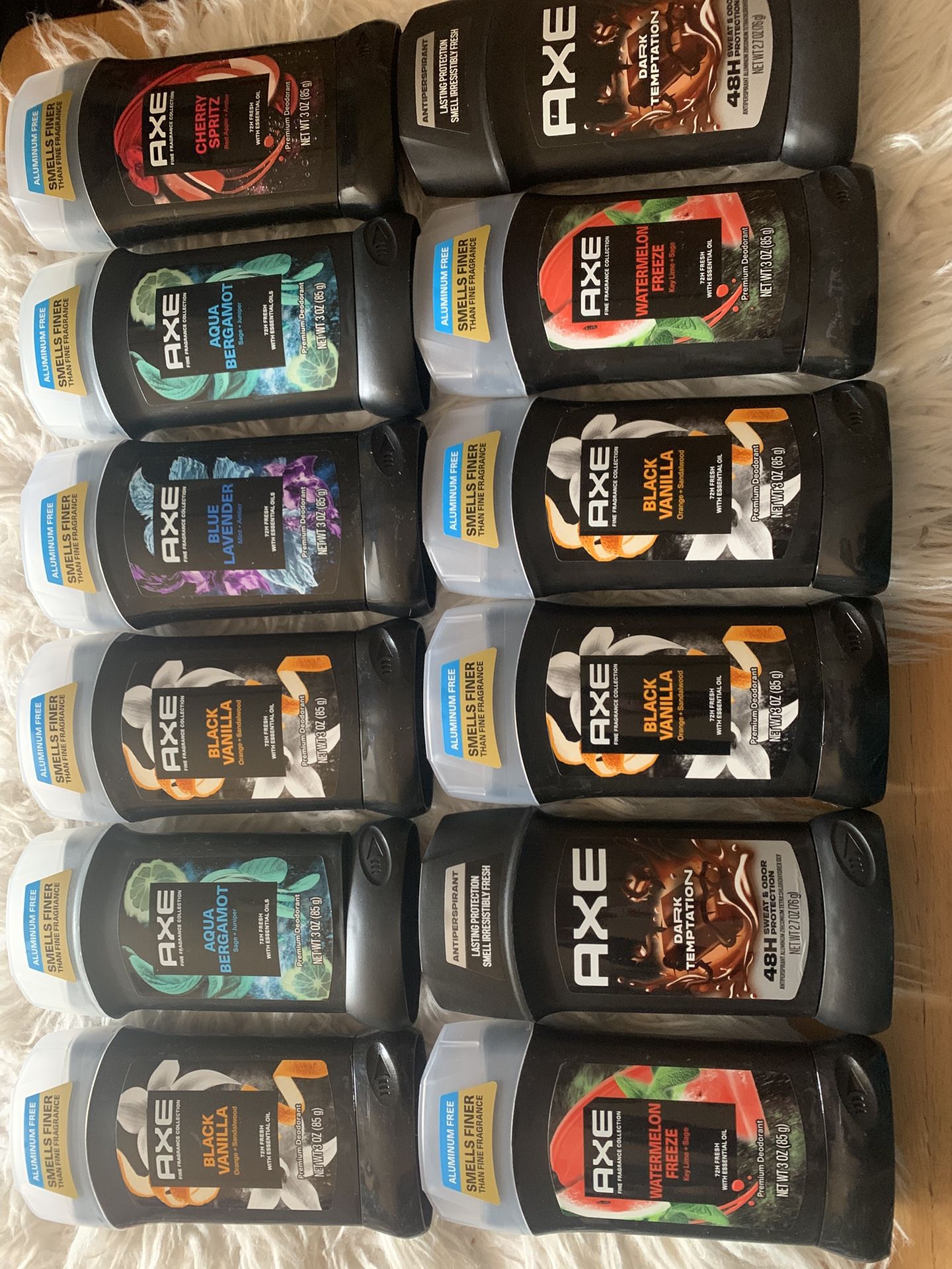 4/$12 Axe Deodorant 