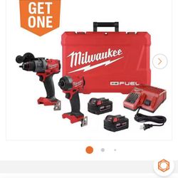 Milwaukee Hammer Drill Combo Kit 