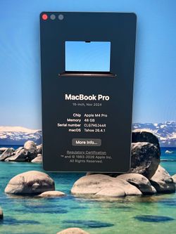 MacBook Pro M4 Pro 16in