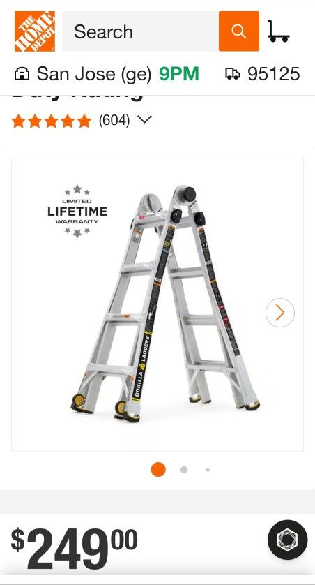 New Gorilla Ladder