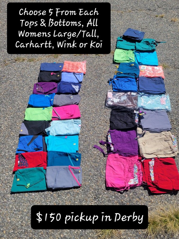 5ct sets Women's Large/Tall Scrubs