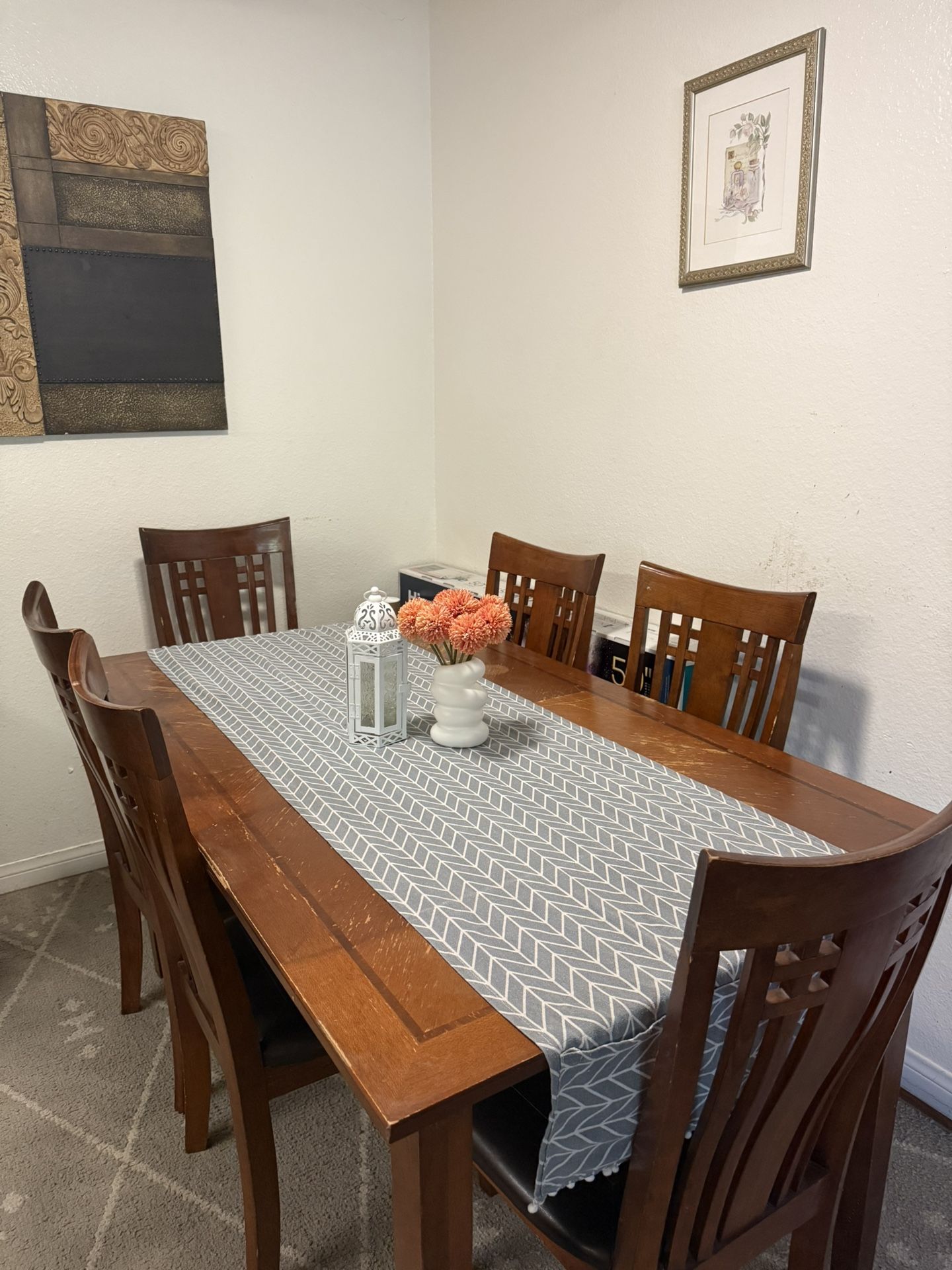 Dining Table with 6 Chairs