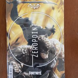 Fortnite Zero Point Comic Book (Batman Vs Snake Eyes/ G.I. Joe)