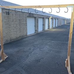 Bike Rack Storage - Holds 10 Bikes (89" H x 116"
W)