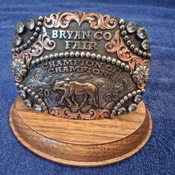 Champion Belt Buckle Display Stand 