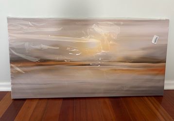 Abstract Wall Art Seascape Canvas 20x40 inches NEW!