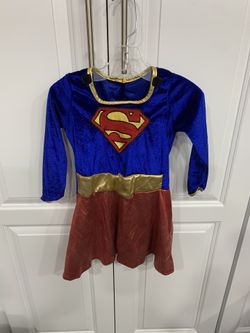 Toddler Girl SuperGirl Halloween Costume Size 3T