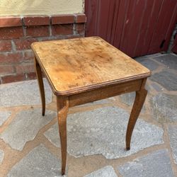 Solid Wood Side Table 18x21x22