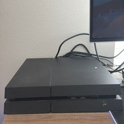 PlayStation 4 with a disks