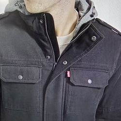  Levi's® Military Mens Hooded Midweight Work Jacket Size  M new