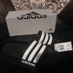 New Adidas Adilette size women 8, men size 7