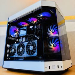 Gaming PC Custom Built by AREA-51✅🕹Full White RGB Set,Intel i7/32GB RAM/2TB🖥1 Yr Wrnty‼️ RTX 5070 GPU💥 $0 Down Finance Available
