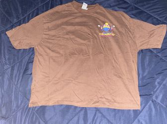 Brown graphic tee
