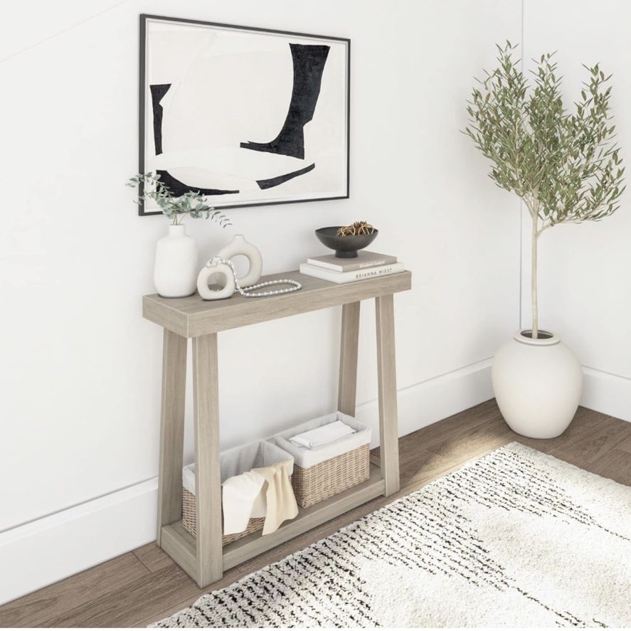 Plank + Beam Solid Wood Console Table 