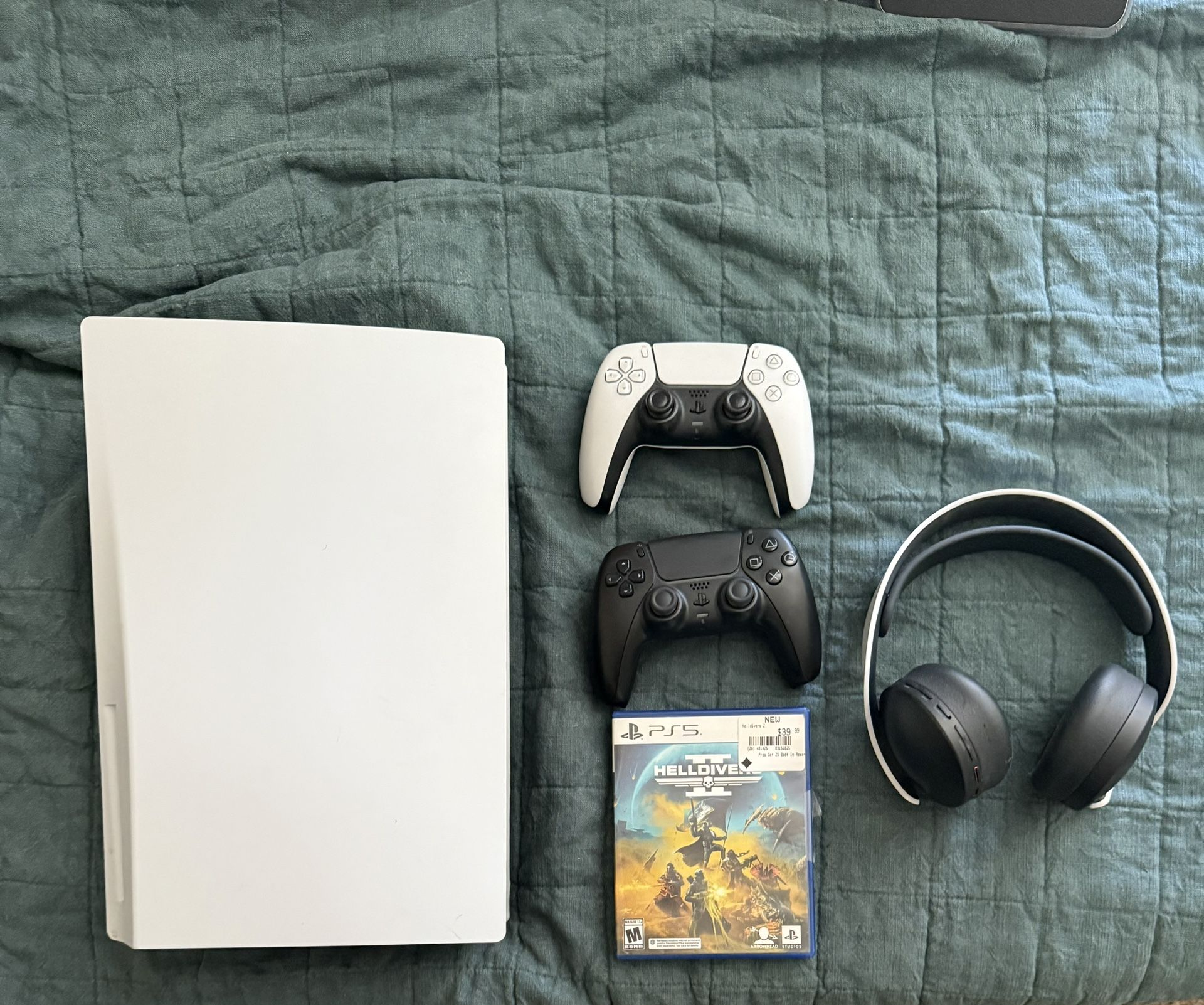 PS5 with Controllers & Headset Included