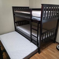 Twin Bunk Beds With Trundle