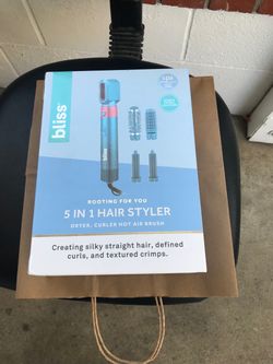 New bliss 5 in 1 hair styler