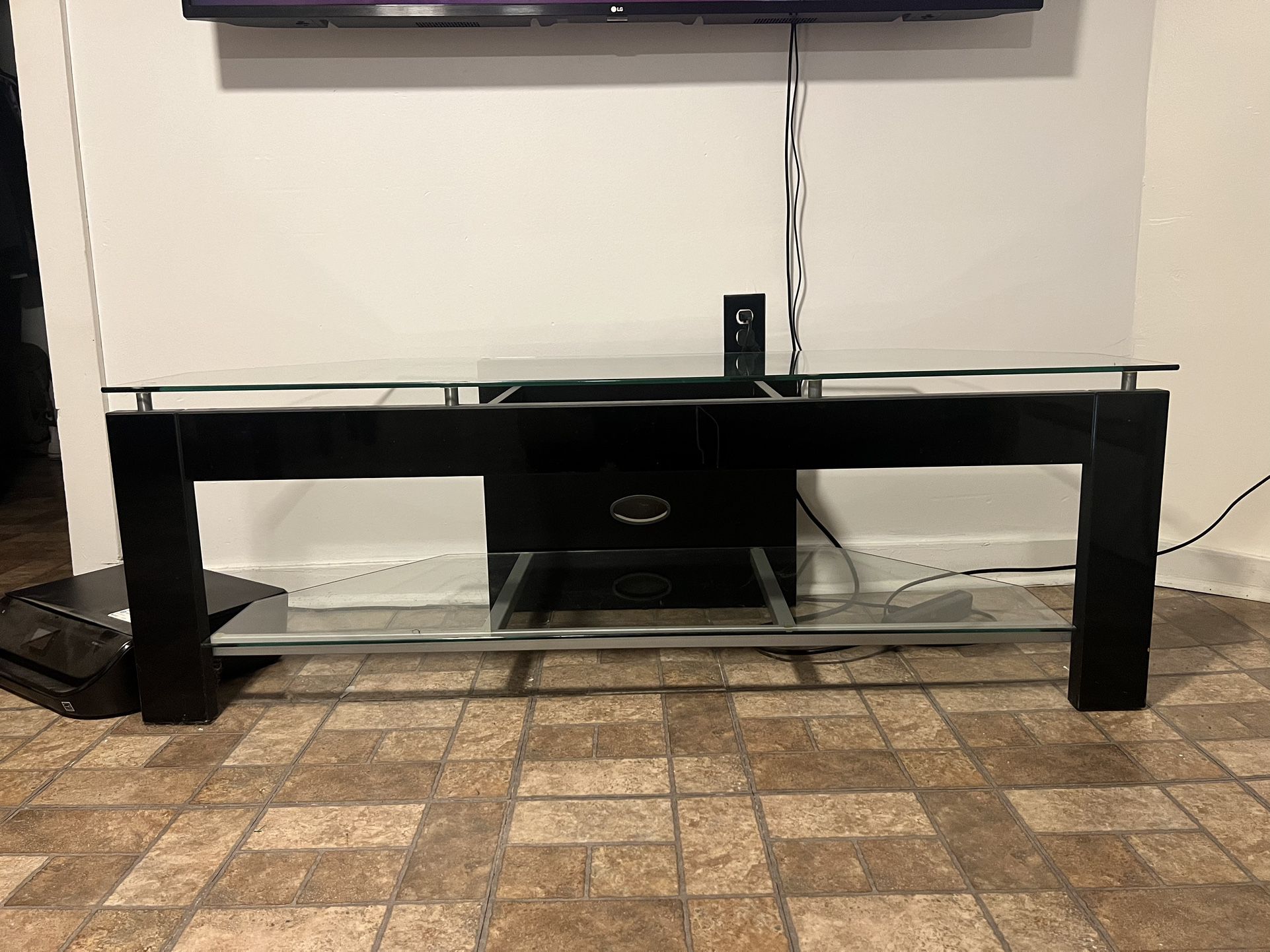 Glass Shelve T.V Stand (58 Inch ) 