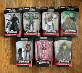 Marvel Legends Spider-Man Lizard BAF Complete Set