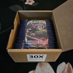 30X Sword and Shield Pack lot
