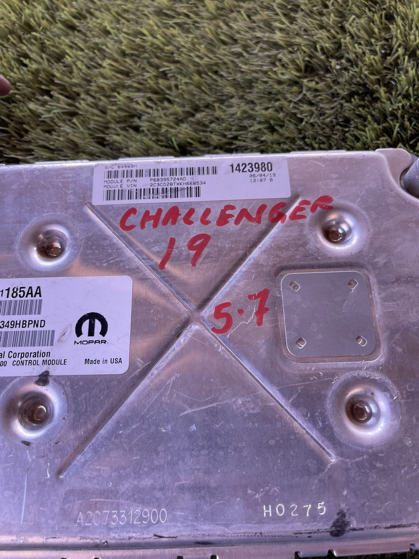 2019 Dodge Challenger Engine Control Unit