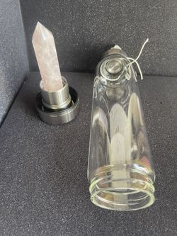 Crystal Quartz Water Bottle  New  sale/exchange