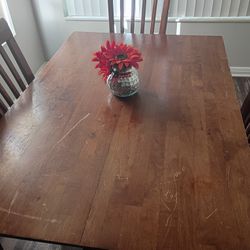 Table And 4 Chairs 