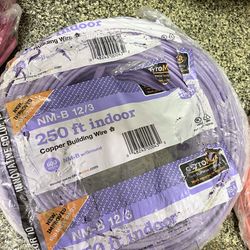 250 ft. 12/3 Purple Solid Romex SLiPWire Copper NM-B Wire