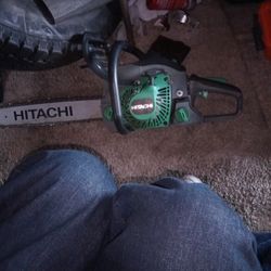 Hitachi Chain Saw Green Black 18 Inch