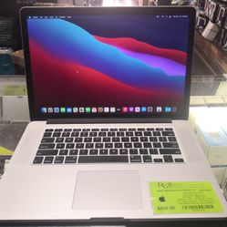 Apple MacBook Pro Retina 15" Late 2013 - Intel Core i7-4750HQ, 8GB RAM, 256GB SSD, MacOS Big Sur 