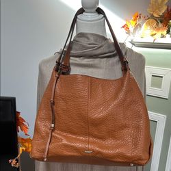 Vince Camuto Tan Leather Hobo Bag