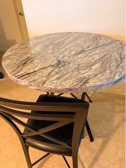 Table and 4 Chairs Set