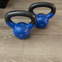 2 Kettlebell weights 10 pounds each