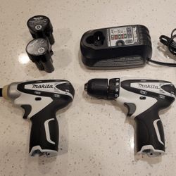 Makita 12v Cordless Drill/Driver Set