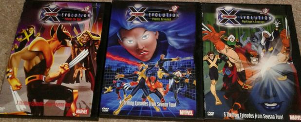 X MEN EVOLUTION DVD LOT