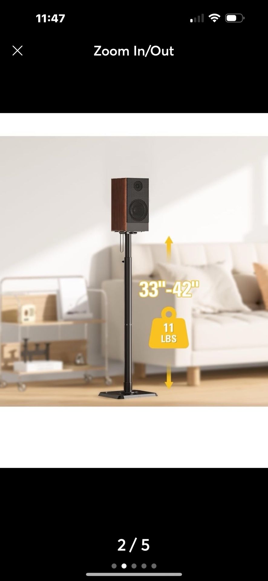 Mounting Dream Speaker Stands