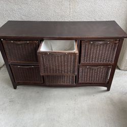 Console Table With Storage Drawers