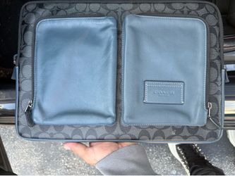 Coach laptop case monogram