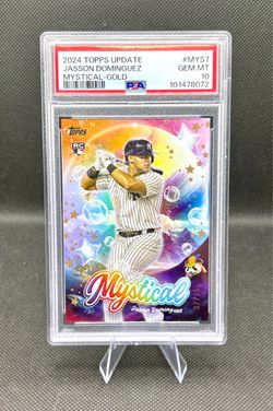 Jasson Dominguez /75 PSA 10 Rookie Gold Mystical